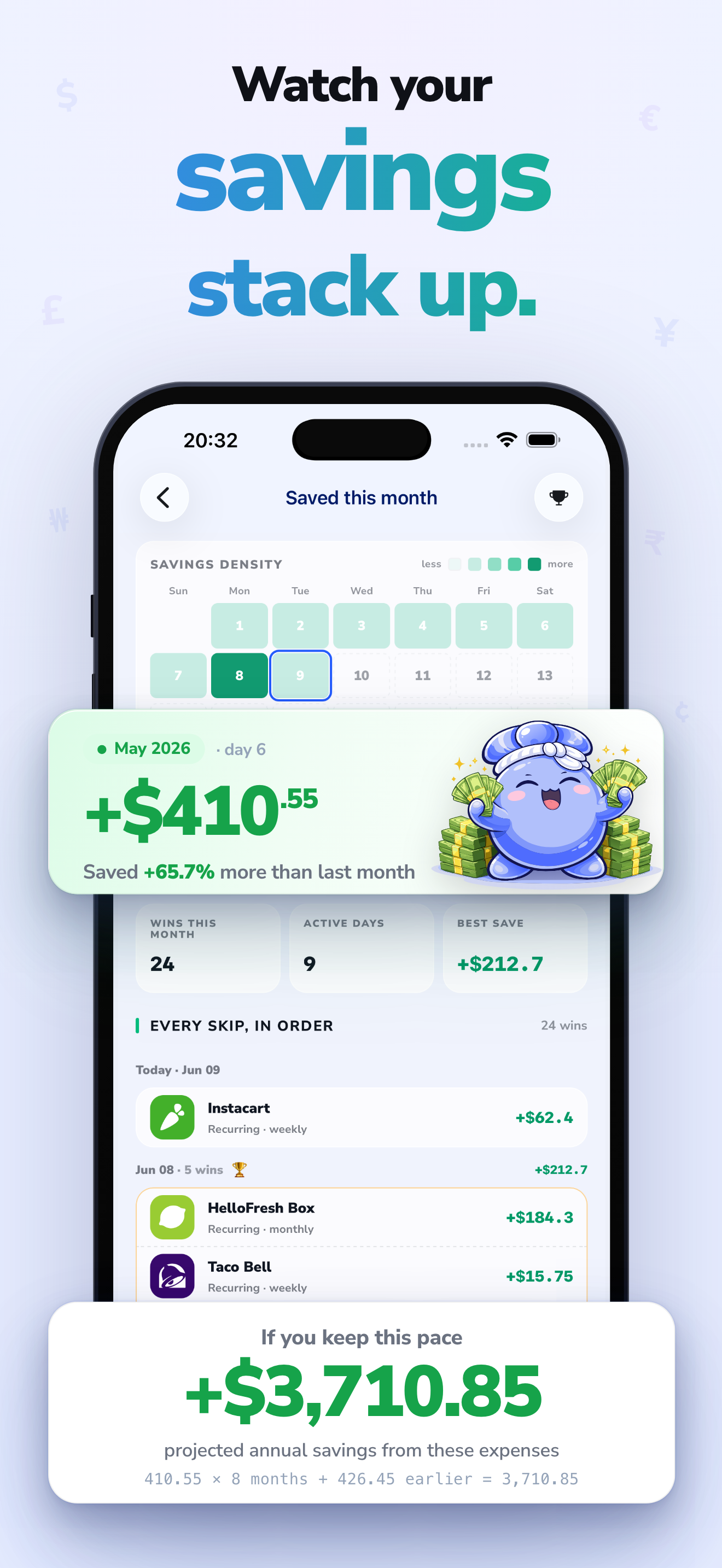 Watch Savings Stack Up